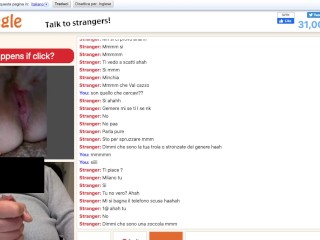 Teen italiana squirta e gode su Omegle