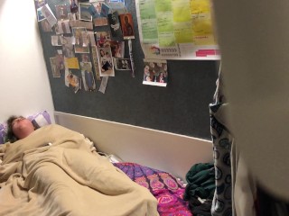 COLLEGE BABE CAUGHT IN THE ACT MUST SEE @ GIRLZEDU. COM