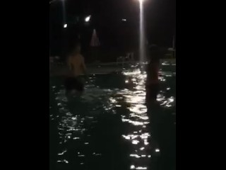 Teens sinning while another girl is commenting them (insane sex)