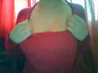 babe playing with huge tits on cam from