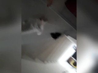 POV pee desperation and wetting pants in the end