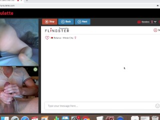 OMEGLE BEST OF #24 : SHE RIDES DILDO IN DOGGY (WITH SOUND)