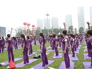 Pregnant Asian women doing yoga (non porn)