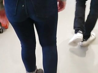Asian teen candid ass vpl
