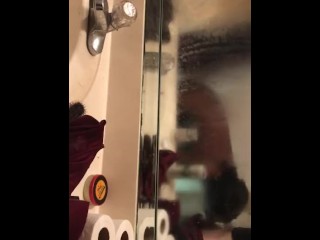 Young black teen hungry for some bbc and white dick