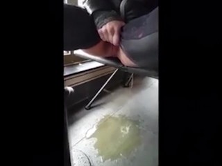 MY CRAZY EX GIRLFRIEND PISS UNDER THE TABLE IN RESTAURANT