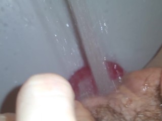 Waterboard my pussy and piss play at end