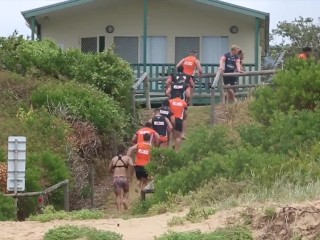 Rugby blokes Beach