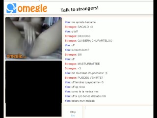 [OMEGLE] LATINA 18 AÑOS METE SU MANO ENTERA EN SU COÑO