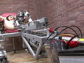 Japanese girl gets the full pussy service incl fuck machine and bondage