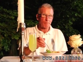 Busty latina old man Old John rock hard