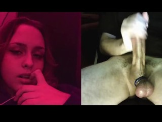 18 yo Teen Drools Over Huge Dick on Omegle – COCK SHOCK REACTION – Ahegao