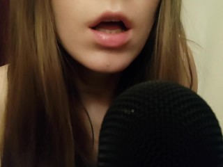 Long tongue mic licking ASMR Brain orgasm