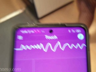Public Remote Vibrator In Ikea I control the teacher’s pussy with a lovense lush 4K – MssCreamy