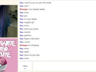 Omegle 23yo ultra hot girl bends over and shows amazing ass