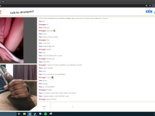 Petite Redhead gets Naked and Masturbates to Cum for me on Omegle