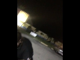 Hotel lady give blowjob in the parking lots