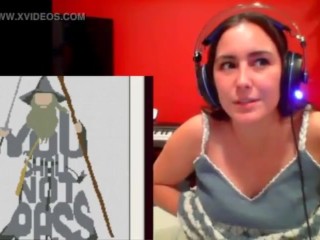 Streamer girl accidentally shows boobs teen