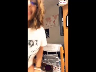 Naughty Indian Teen Stretching Pussy & Twerking(SNAPCHAT – sandrafox13)