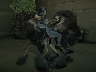 Daemia & Taurens (World of Whorecraft)