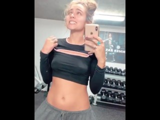 Braless Sommer Ray! Hard nipples on small boobs  nice pokies teen