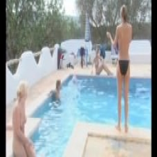 Naked party at the pool – Julia Reaves