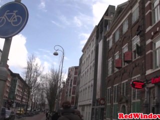 Amsterdam hooker pounded and jizzed in mouth