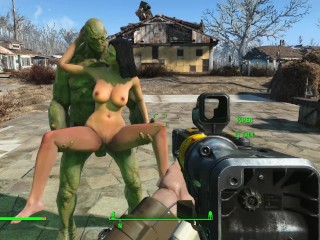 Fallout 4: piper gets piped by strong.