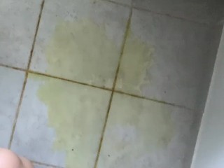 MissJenniP Pees All Over The Bathroom Floor