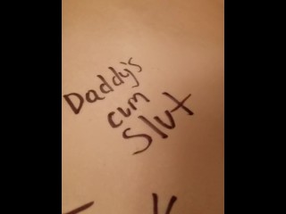 Writing on my girl