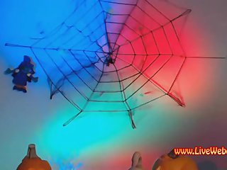 Dirty Witch Stripteasing On Webcam