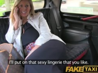 FakeTaxi Cock hungry big boobed MILF fucking her taxi driver