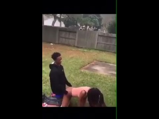Young Hoe fucked outside