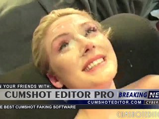 Cute Blonde Teen Covered In Cum