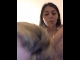 Barley legal teen sucks dick for periscope 1/3