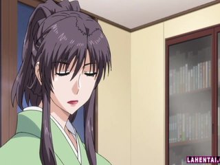 Hentai milf and teen gets fucked by guy