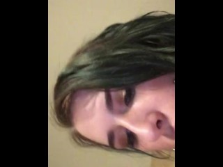 Young pierced babe smokes and shows off her loli body (ahego at end)