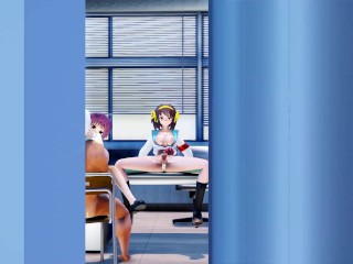 MMD SEX Spied On Students In Action [by ecchi.iwara.tv/users/deltarion]