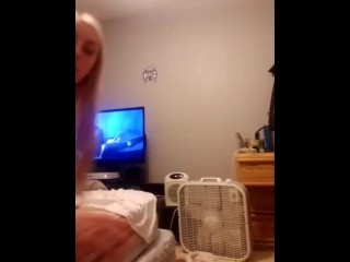 Sexy White 18 year old Drunk on the app
