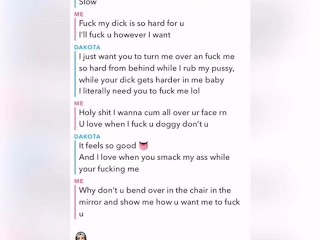 18 year old real girlfriends Snapchat nudes (live screen recording)