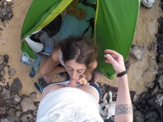 Perfect teen has fun in public!Deepthroat\facial for Shescreamsinsilence