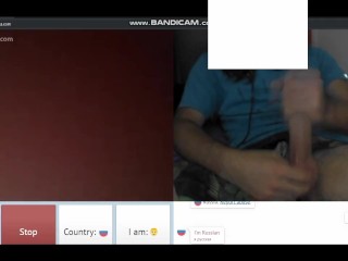 hot russian girl shows off body and lets me cum for her ass on omegle