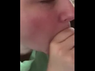 NC slut swallowed huge load right a hubby pulls up wife cheating with the roommate