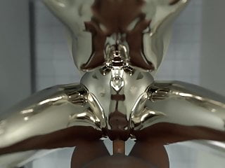 Metallic slime girl