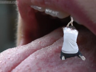 Judy eats her Sister Regina (Canadian Giantess)