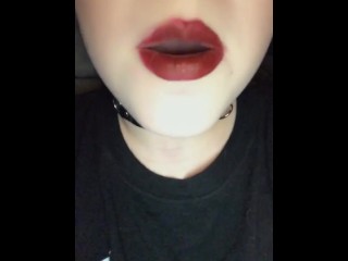 Playing with Daddy’s Cum in my mouth