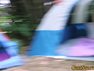 Swapped teens in foursome