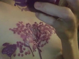 playing with hot wax
