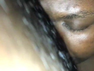 Young Teen chokes and gags on Grown man BBC (Swallow cum) iG@thereal_Nymph0
