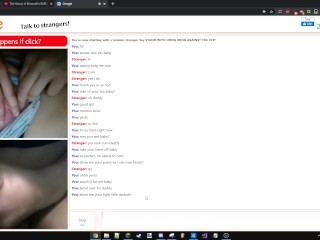 HOT TEEN BEGS FOR CUM ON OMEGLE